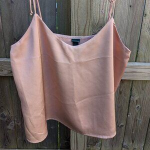 Pink Satin Camisole
